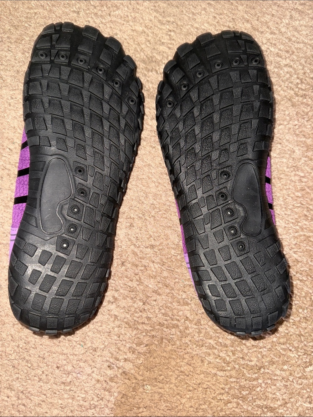 Purple Women's/Men’s Minimalist Water Shoes - Picture 4 of 6